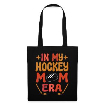 In My Hockey Mom Era Torwart - Stoffbeutel - Schwarz - Vorne