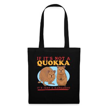 Quokka Short-tailed Kangaroos Quokkas Gift - Tote Bag - black - Front