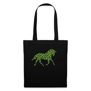 Licorne Saint-Patrick Licorne japonaise - Sac en tissu - noir - Devant