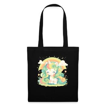 Licorne Saint-Patrick Licorne japonaise - Sac en tissu - noir - Devant