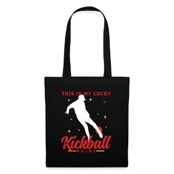 Kickball Kickball Joueur Kickballer Cadeau - Sac en tissu - noir - Devant