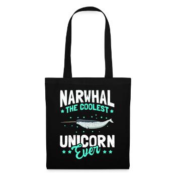 Narwhal Whale Narwhal Narwhal Whales Gift - Tote Bag - black - Front