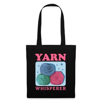Crochet Crochet fil cadeau - Sac en tissu - noir - Devant
