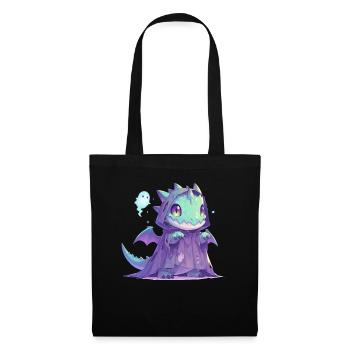 Dragon Ghost Halloween Dragon Kids - Tote Bag - black - Front
