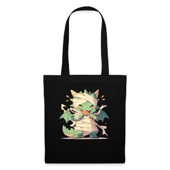 Dragon Mummy Halloween Dragon Kids - Tote Bag - black - Front
