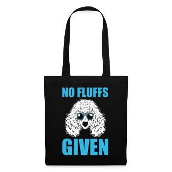 No Fluffs Given Tiersitter - Stoffbeutel - Schwarz - Vorne
