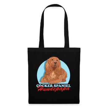 Cocker Spaniel Dog Dad Cocker Spaniel Gift - Tote Bag - black - Front