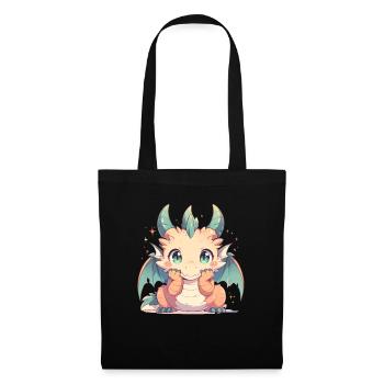 Dragon Kawaii Dragon Kids - Tote Bag - black - Front