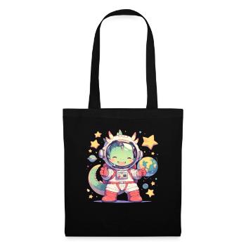 Dragon Astronaut Kawaii Dragon Kids - Tote Bag - black - Front