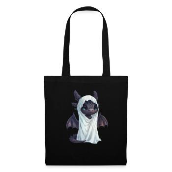 Dragon Ghost Halloween Cute Anime Kids - Tote Bag - black - Front