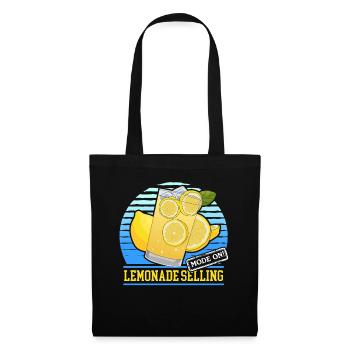 Lemonade Shower | Lemon Lemonade Gift - Tote Bag - black - Front