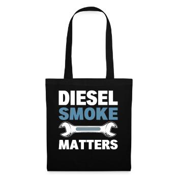 Diesel Smoke Matters Automechaniker - Stoffbeutel - Schwarz - Vorne
