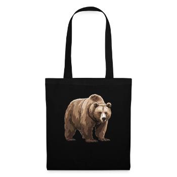 Grizzly Bear Brown Bear - Tote Bag - black - Front