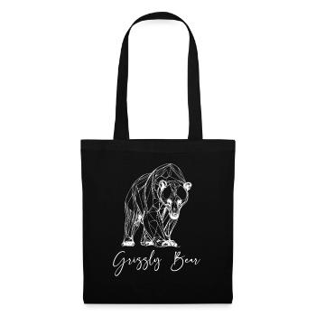 Grizzly Bear Brown Bear - Tote Bag - black - Front