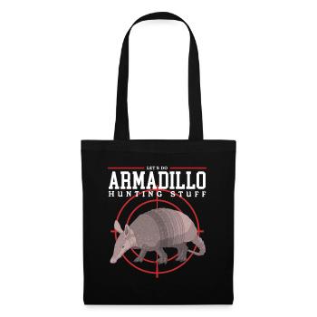 chasseur chasse permis chasse cadeau - Sac en tissu - noir - Devant