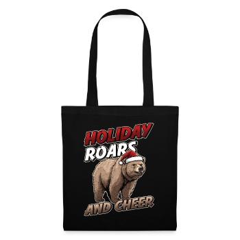 Grizzly Bear Christmas Brown Bear - Tote Bag - black - Front