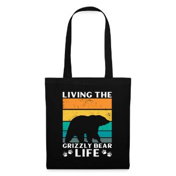 Grizzly Bear Brown Bear - Tote Bag - black - Front