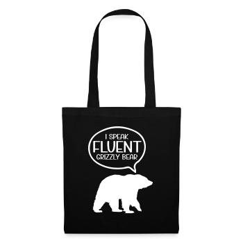 Grizzly Bear Brown Bear - Tote Bag - black - Front