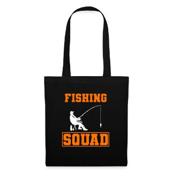 Fishing Squad Kapitän eines Fischerbootes - Stoffbeutel - Schwarz - Vorne