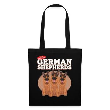 German Shepherds German Shepherd Dog Gift - Tote Bag - black - Front
