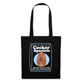 Cocker Spaniel | English Cocker Spaniel Gift - Tote Bag - black - Front