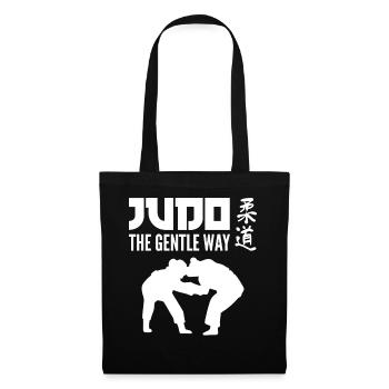 Judo-Kampfkunst Judo-Spieler - Stoffbeutel - Schwarz - Vorne