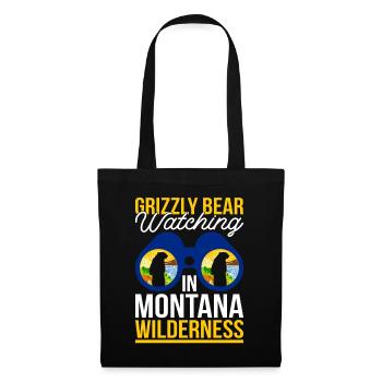 Grizzly Bear Montana Brown Bear Bear - Tote Bag - black - Front