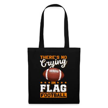 Flag Football Player | Footballer Gift - Tote Bag - black - Front