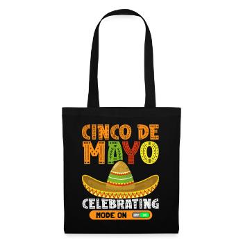 Cinco De Mayo Mexikanisches Fiesta Geschenk - Stoffbeutel - Schwarz - Vorne