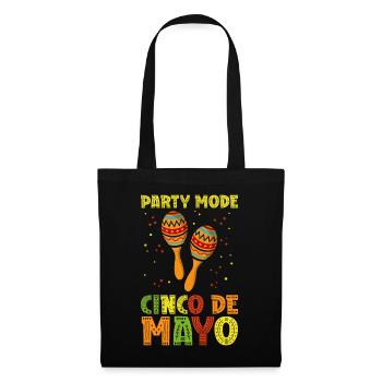 Cinco De Mayo Mexikanische Fiesta Geschenk - Stoffbeutel - Schwarz - Vorne
