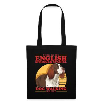 English Springer Spaniel Dog Owner Gift - Tote Bag - black - Front