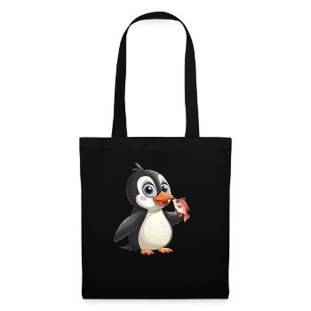 Penguin Kawaii Penguin Cute - Tote Bag - black - Front