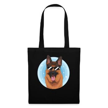 Cadeau Berger Allemand Chien Berger Allemand Cadeau Chien Berger Allemand - Sac en tissu - noir - Devant