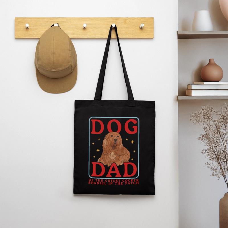 Cocker Spaniel Dad Cocker Spaniel Gift Tote Bag
