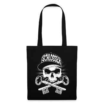 Serrurier - Sac en tissu - noir - Devant