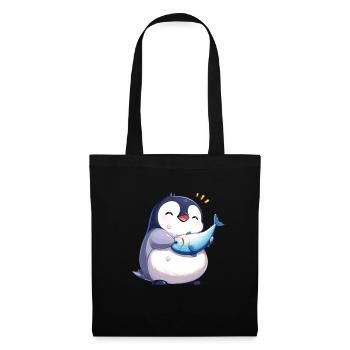Penguin Kawaii Penguin Cute - Tote Bag - black - Front