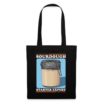 Sourdough Starter Expert Gift - Tote Bag - black - Front