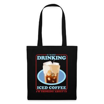 Iced Coffee Coffee Lover Iced Coffee Gift - Tote Bag - black - Front