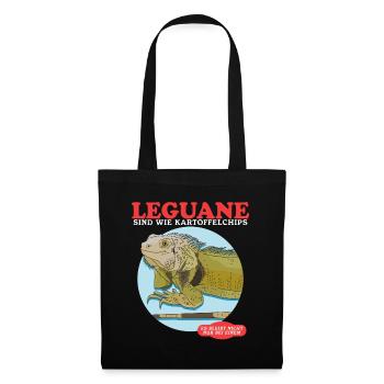Iguana Reptile Lizard Iguanas Gift - Tote Bag - black - Front