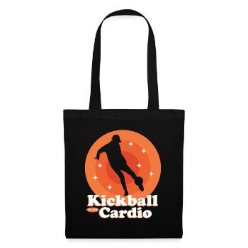 Kickball Kickballer Kickball Cadeau de joueur de kickball - Sac en tissu - noir - Devant