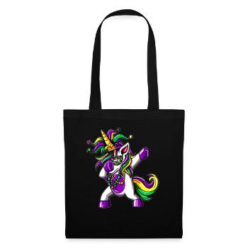 Licorne Fool Trick Fun Dabbing Dancing Dab - Sac en tissu - noir - Devant