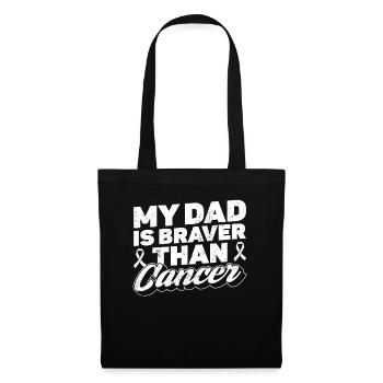 Lung Cancer Awareness Month White Ribbon - Tote Bag - black - Front