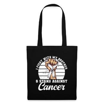Lung Cancer Awareness Month White Ribbon - Tote Bag - black - Front