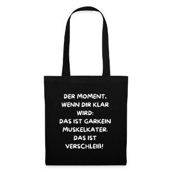 LE MOMENT OÙ VOUS RÉALISEZ QUE VOUS VIEILLISSEZ ! - Sac en tissu - noir - Devant