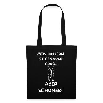 Mes fesses sont magnifiques - Sac en tissu - noir - Devant
