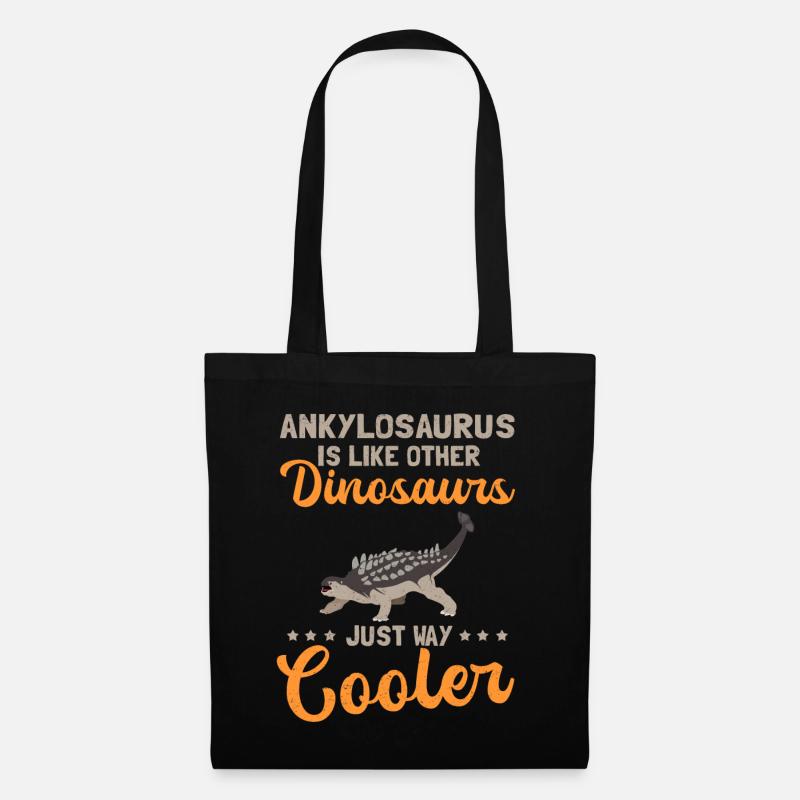 Ankylosaurier Dinosaurier Ankylosaurus Geschenk - Stoffbeutel - Schwarz
