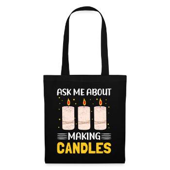 Candles Candle Maker Candle Maker Gift - Tote Bag - black - Front