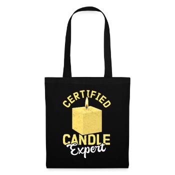 Bougies Cirier Sculpteur Cadeau - Sac en tissu - noir - Devant
