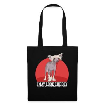 Chinese Crested Dog Chinese Crested Gift - Tote Bag - black - Front