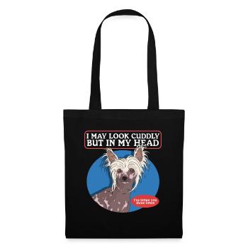 Chinese Crested Chinese Crested Dog Gift - Tote Bag - black - Front